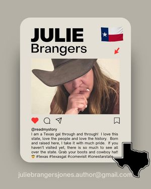 Image post by @juliebrangersjonesauthor on Facebook