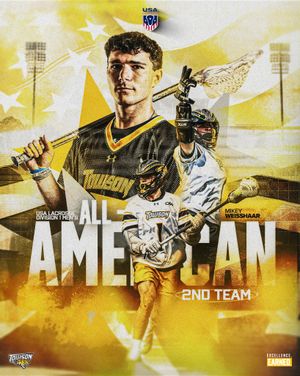 Image post by @towson_mlax on Instagram