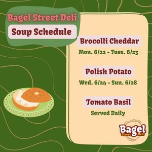 Image post by @bagelstreetdeli on Instagram
