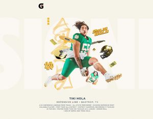 Image post by @ndfootball on Instagram