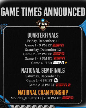 Image post by @ncaafcs on Instagram