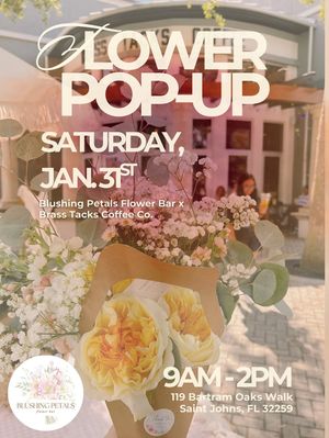 Image post by @blushingpetalsflowerbar on Instagram