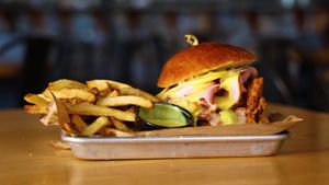 Video post by @mycornerburger on Facebook
