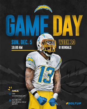 Image post by @chargers on Instagram