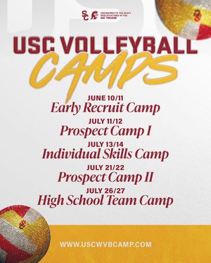 Image post by @uscwomensvolley on Instagram