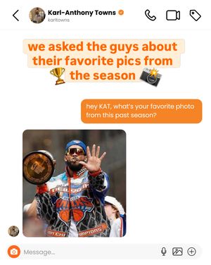 Image post by @nyknicks on Instagram