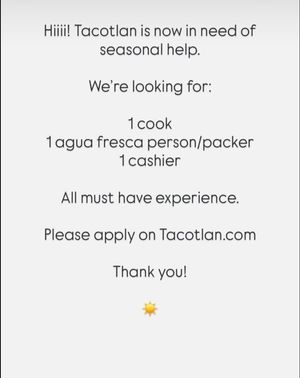 Image post by @tacotlantacos on Instagram