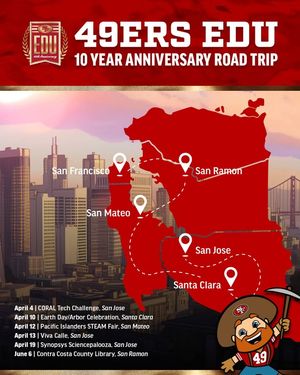 Image post by @49ersFoundation on Facebook