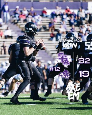 Image post by @SFA_Football on Twitter