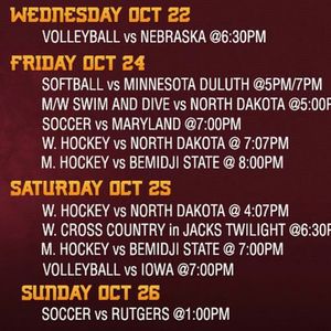 Image post by @gophersoftball on Instagram