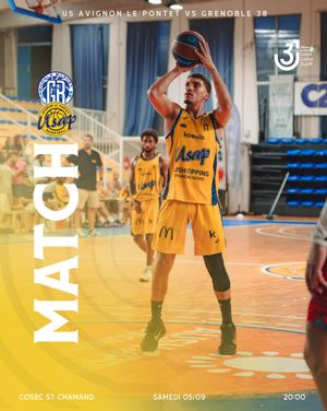 Image post by @usavignonpontetbasket on Instagram