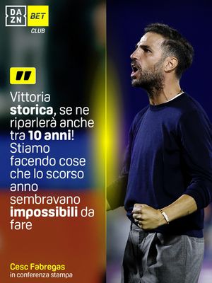 Image post by @dazn_it on Instagram