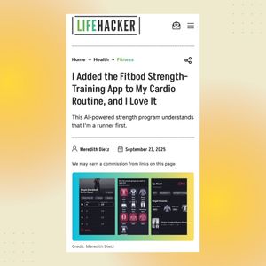 Image post by @fitbodapp on Instagram