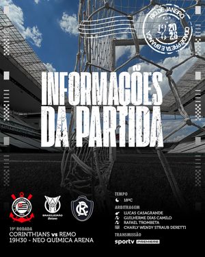 Image post by @corinthians on Instagram