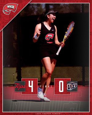 Image post by @WKUTennis on Twitter