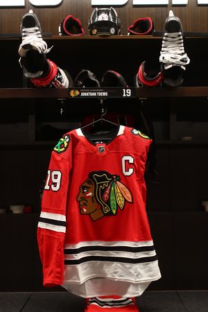 Image post by @NHLBlackhawks on Twitter/X