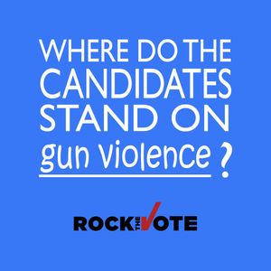 Image post by @RockTheVote on Twitter