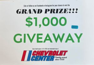 Image post by @ChevyCenterWinterHaven on Facebook