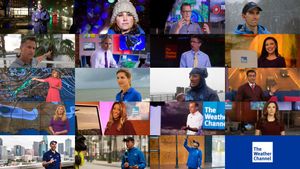 Image post by @weatherchannel on Twitter