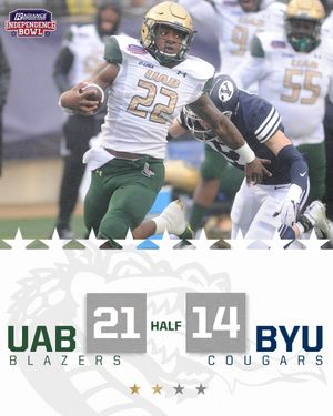 Image post by @UAB_FB on Twitter