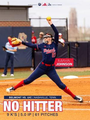 Image post by @belmontsoftball on Instagram