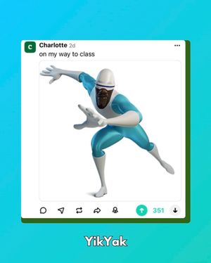 Image post by @yikyakapp on Instagram
