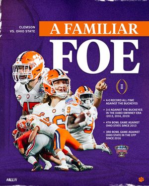Image post by @clemsonfb on Instagram