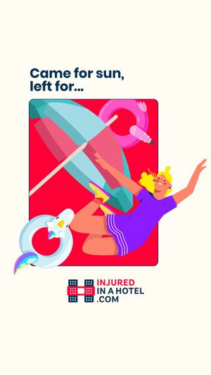 Video post by @InjuredinaHotel on Facebook