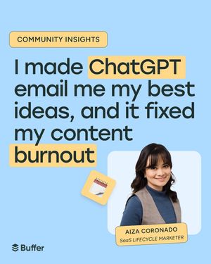 Image post by @buffer on Instagram