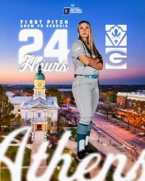 Image post by @UNCWsoftball on Twitter