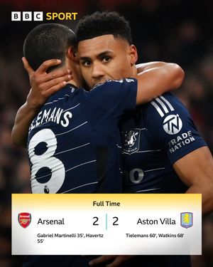 Image post by @BBCSport on Twitter/X