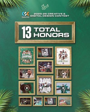 Image post by @USFAthletics on Twitter