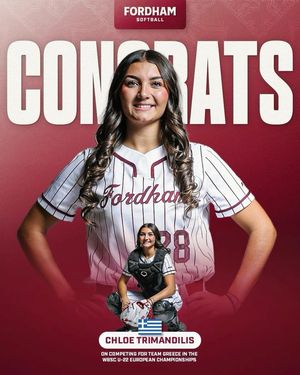 Image post by @fordham_softball on Instagram