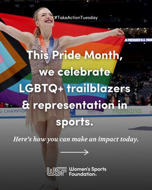 Image post by @womenssportsfoundation on Instagram