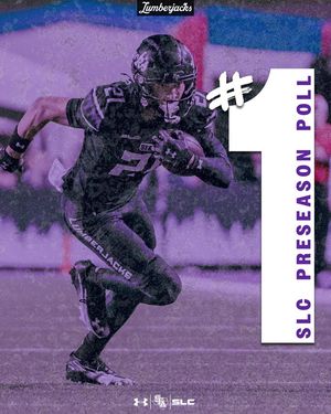 Image post by @SFAFootball on Facebook