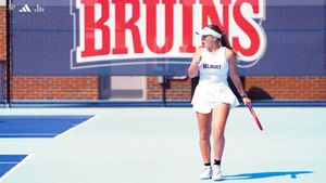 Image post by @BelmontWTennis on Twitter