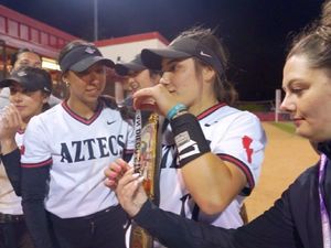 Image post by @sdsu_softball on Instagram