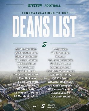 Image post by @stetsonfootball on Instagram