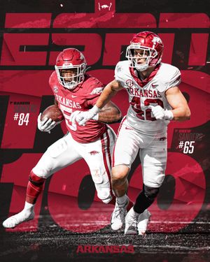 Image post by @RazorbackFB on Twitter