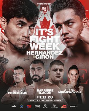 Image post by @MatchroomBoxing on Twitter