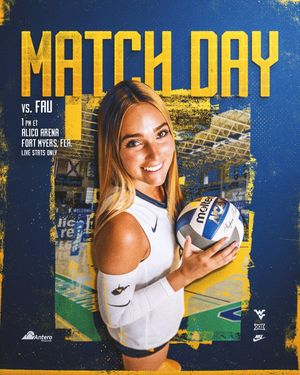 Image post by @wvuvolleyball on Instagram
