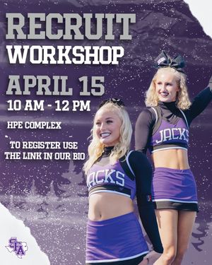 Image post by @SFA_Cheer_ on Twitter