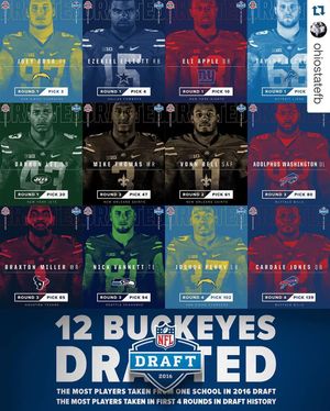 Image post by @ohiostathletics on Instagram