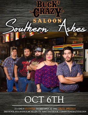 Image post by @SouthernAshesMusic on Facebook