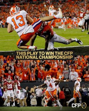 Image post by @cfbplayoff on Instagram