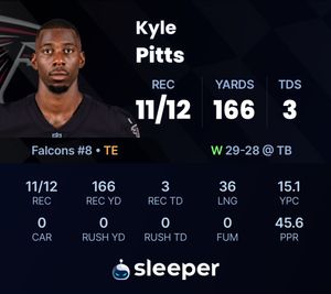 Image post by @SleeperNFL on Twitter