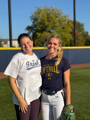 Image post by @NDsoftball on Twitter/X