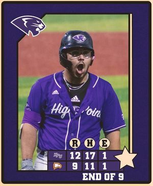 Image post by @hpupanthersbaseball on Facebook
