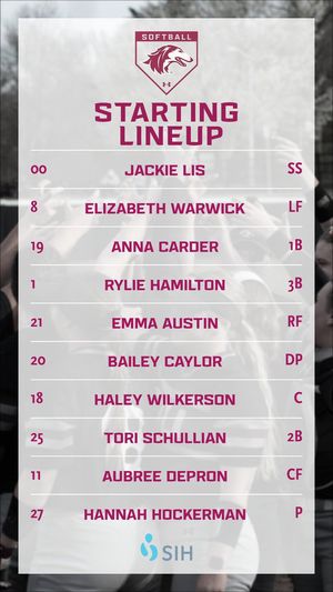Image post by @SIU_Softball on Twitter