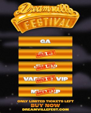 Image post by @Dreamvillefest on Twitter